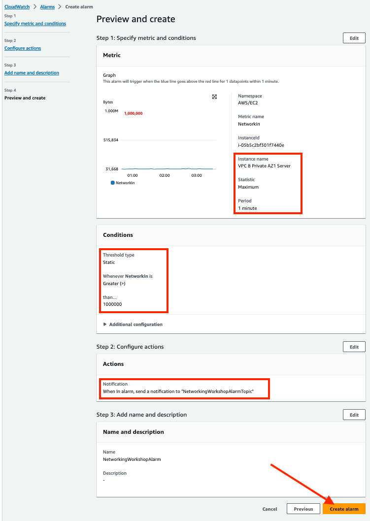Preview and create